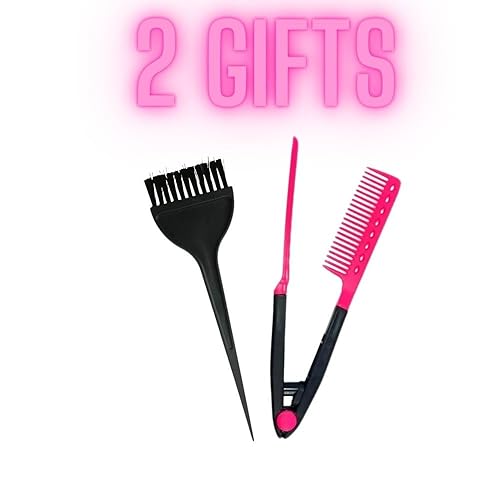 Miniatura 3 de Juego de mascarilla capilar de queratina, alisador y cepillo (paquete de 3, 4.23 onzas) con champú botánico orgánico