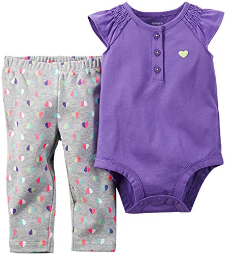 Carter's 2 Piece Set, Vintage Plum, 3 Months