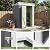 Patiowell 5x3 FT Outdoor Storage Shed with Floor Frame, Small Metal Sheds