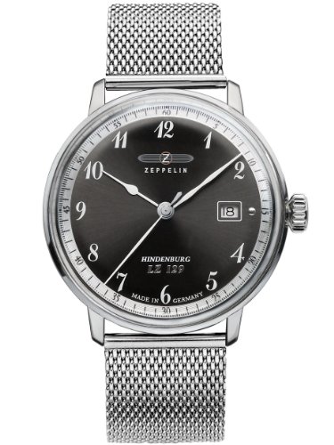 ZEPPELIN Chronograph 7680M2,  1-tlg , Quarzuhr, Armbanduhr, Herrenuhr, Made In Germany Edelstahlarmband C1867613271