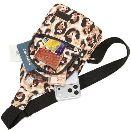 Image of Banelu Small Sling Backpack Crossbody Bags for Women Men, Sling Bag Cross Body Bag Fanny Packs Crossbody Purses