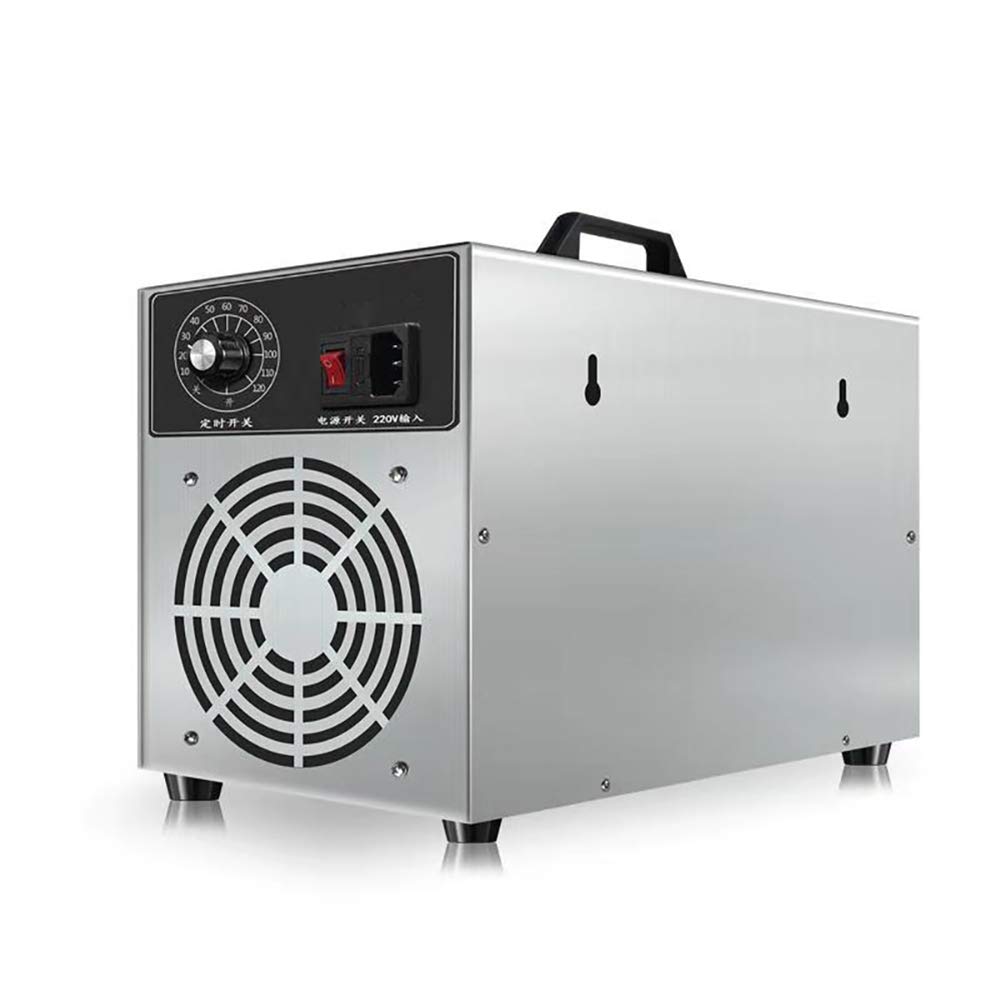 WWART 3G Ozone Machine, 220V 120W Ozonizer Air Cleaner Fast Decompose HCHO Odor with Turbofan 10-120Mins Timer
