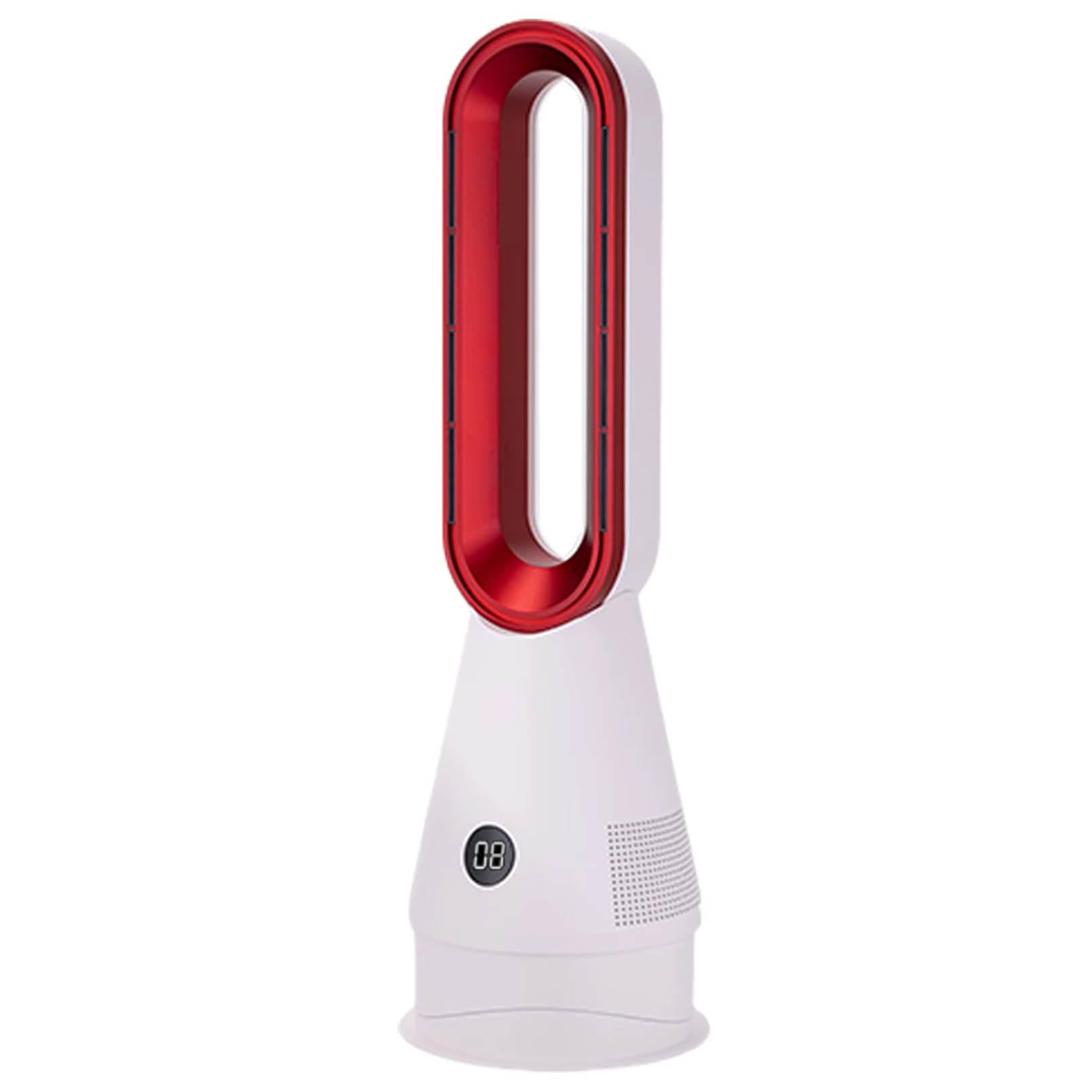 Ventilatore a torre, circolatore d'aria con telecomando, 8 velocità, ventilatore senza pale per casa, ufficio, camera da letto