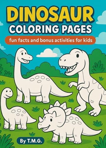 Dinosaur coloring pages: Fun facts and bonus activities for kids