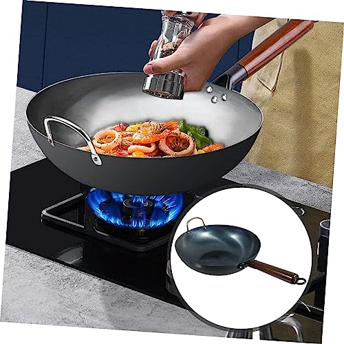 Wok de hierro antiadherente con fondo plano Mikinona miniatura 2