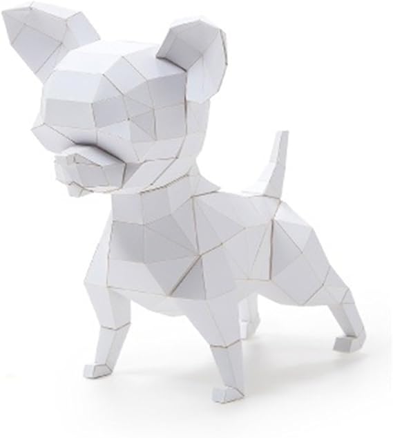 Amazon Fingo Puppy 3 D 立体折り紙ペーパー グッズ犬 Diy キットを作る雪チワワ探検コスチューム キット 民芸品 おもちゃ Amazon Fingo Puppy 3 D 立体折り紙ペーパー グッズ犬 Diy キットを作る雪チワワ探検コスチューム キット 民芸品 おもちゃ