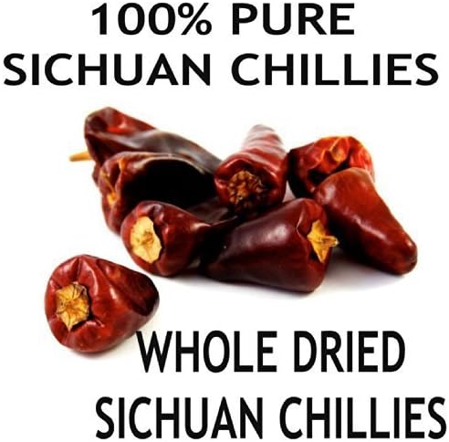 50g Pure Whole Dried Sichuan Chillies Free Uk Post Whole Chinese Chilli Dry Chilli Whole Mirch Chinese Chillies Dried Sichuan Chilli Amazon Co Uk Grocery