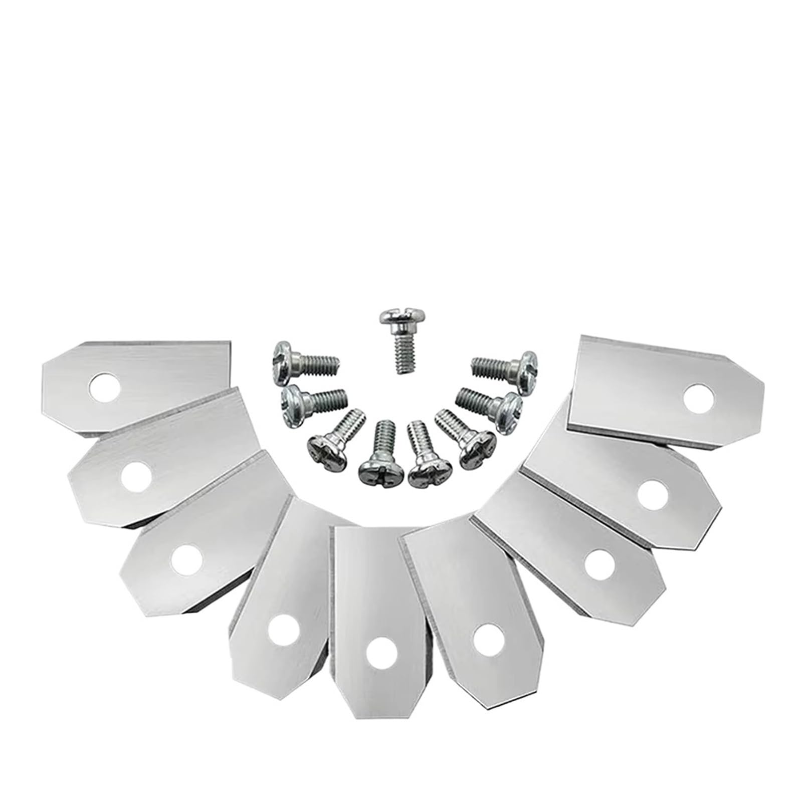 60/90PCS Lame for tagliaerba in acciaio inossidabile con vite for tosaerba di riparazione robotizzato/automower