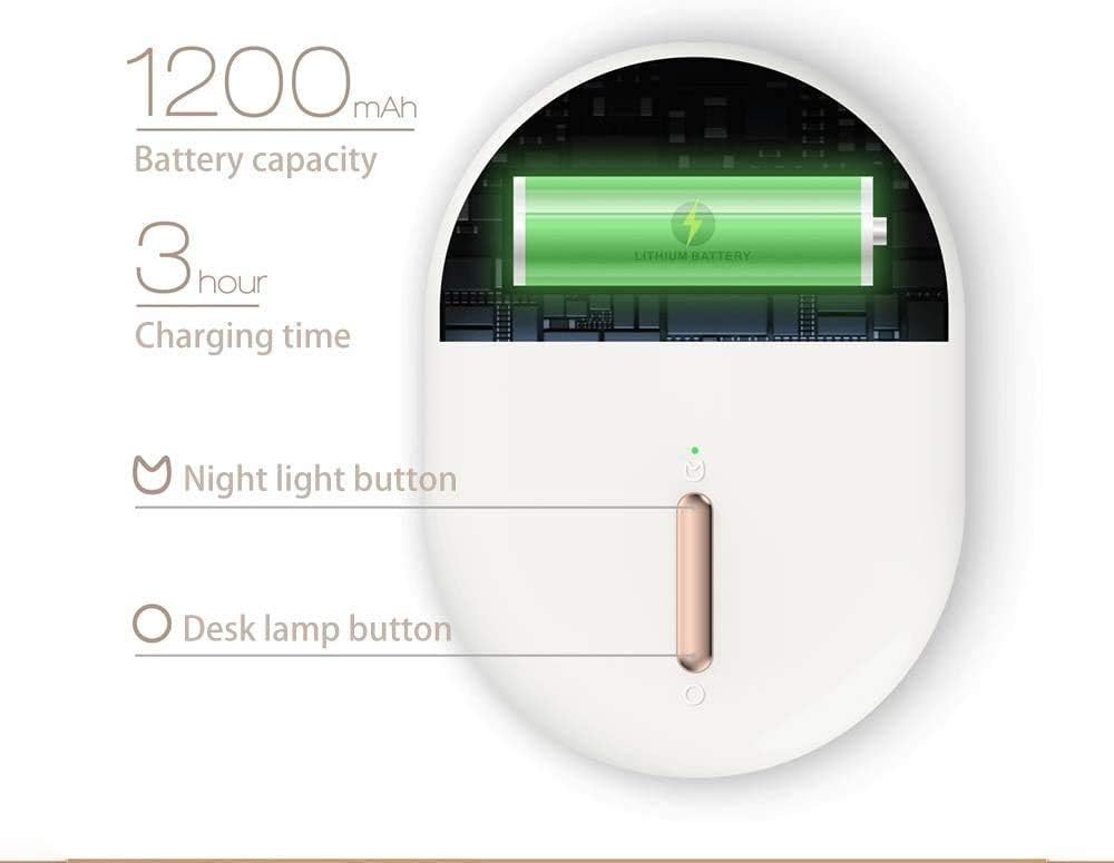 Bracket Light Led Desk Lamp with Night Light, Dimmable Eye-Caring Table Lamps, Children's Lighting with USB Charging Port Touch Control Reading Lights for Office, Home,Study, Work