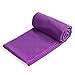 Produktbild KSER Yogamatte rutschfestes Handtuch Yogadecke Yogamatte Handtuch 183X63cm gerader Punkt lila Sportgerät Für Zuhause Fitness Wellness Swing Stepper kettler laufband Sauna therme