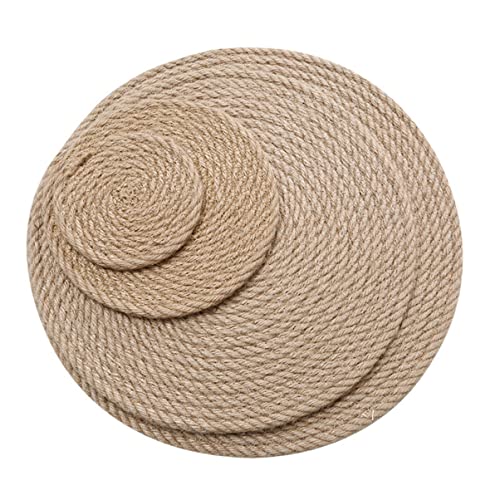DECHOUS Scalding Heat Insulated Placemat Xl American Country Style Table Mat for Home Teahouse Cafe Non-slip Coaster Heat Resistant Placemat