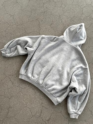 Lunoakvo Mens Oversized Reversible Hoodies Women Plaid Preppy Hoodie Streetwear Vintage Zipper Hooded Sweatshirt4