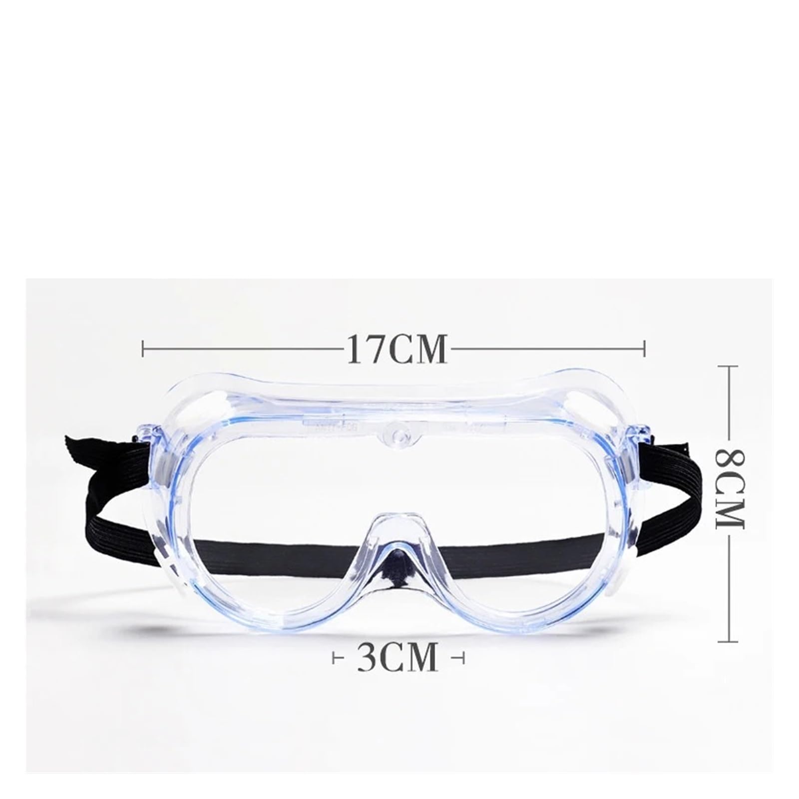 Schutzbrille, Schutzbrille, spritzwassergeschützt, staubdicht, for Arbeit, Labor, Augenschutz, for die Industrieforschung, klare Linse