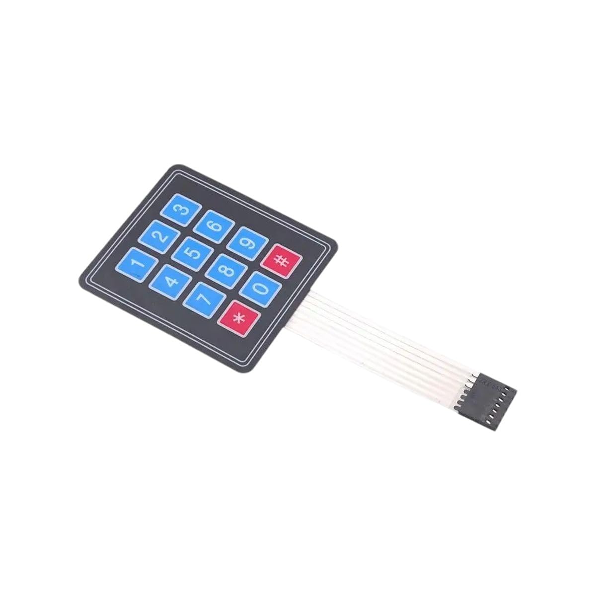 NEISEMOVI 50pcs 4x3 Matrix Array 12 Key Membrane Switch Keypad Keyboard 3 * 4 Control Panel Microprocessor Keyboard Controller for Arduieno New for Arrival 2025 High for Quality