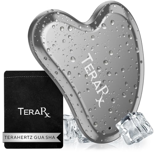 TeraRX Terahertz Gua Sha for Enhanced Lymphatic Drainage Reduced Puffiness and Relieved Facial Tension 100% Authentic Terahertz Stone Gua Sha Facial Tools