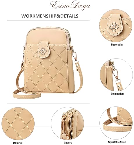 Small Purse for Women with Floral Buckle Cell Phone Purse Crossbody Women's Crossbody Handbags3