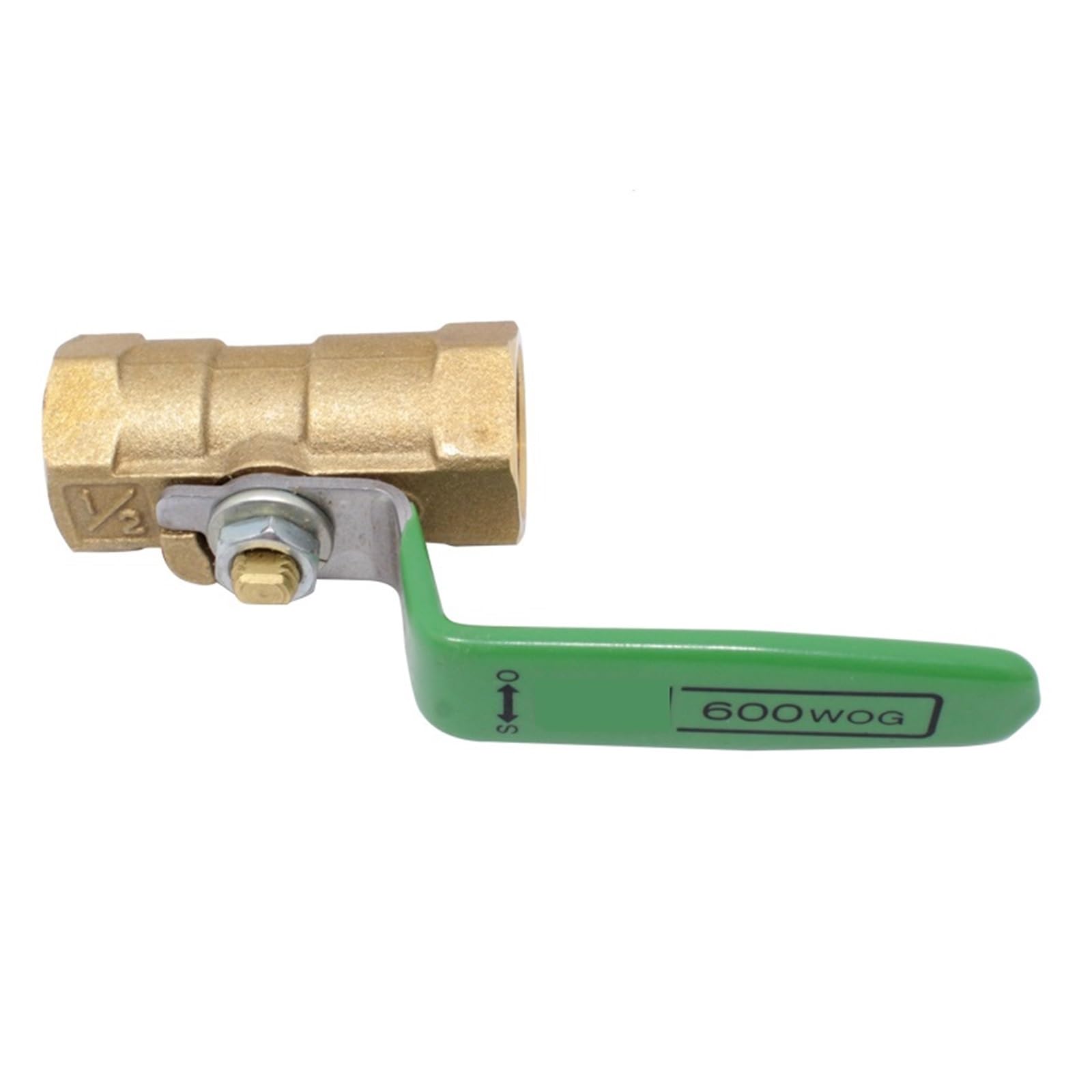 Válvula de Bola de 2 vías Válvula de Bola de latón Forjado TK600 de 1/2 Pulgada DN15, 3/4 Pulgada DN20, 1 Pulgada DN25 con Extremos roscados for Agua, Aceite y Gases.(DN10)