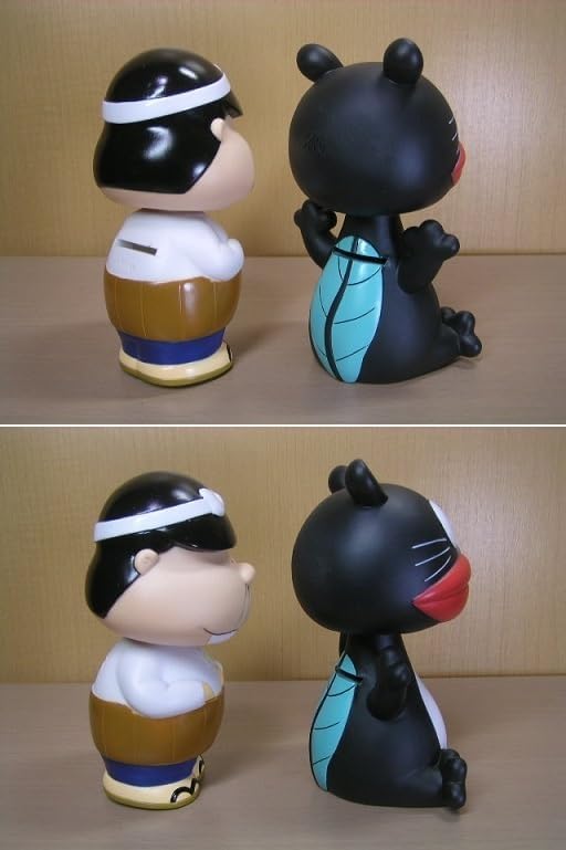 天才バカボン ウナギイヌ バカボンのパパ ソフビ 首ふり 貯金箱 2種類