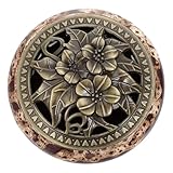 ORFOFE Quemador de Incienso Cerámico con Decorativo Soporte Compacto y Estable para Aromaterapia Hogar Sala Oficina y Yoga como Regalo Artístico