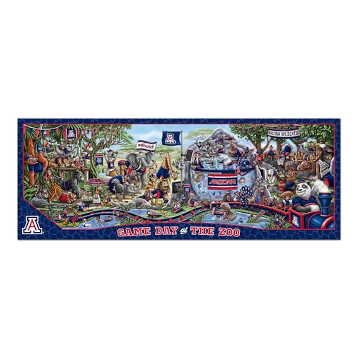 Image of YouTheFan NCAA Arizona Wildcats inchGame Day At The Zoo inch 500 Puzzle