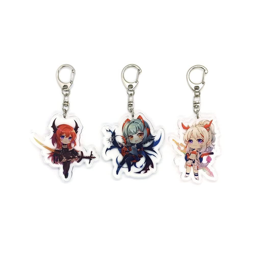 EBTY DREAMSSet of 3 Arknights Acrylic Keychain W, Surtr, Nian