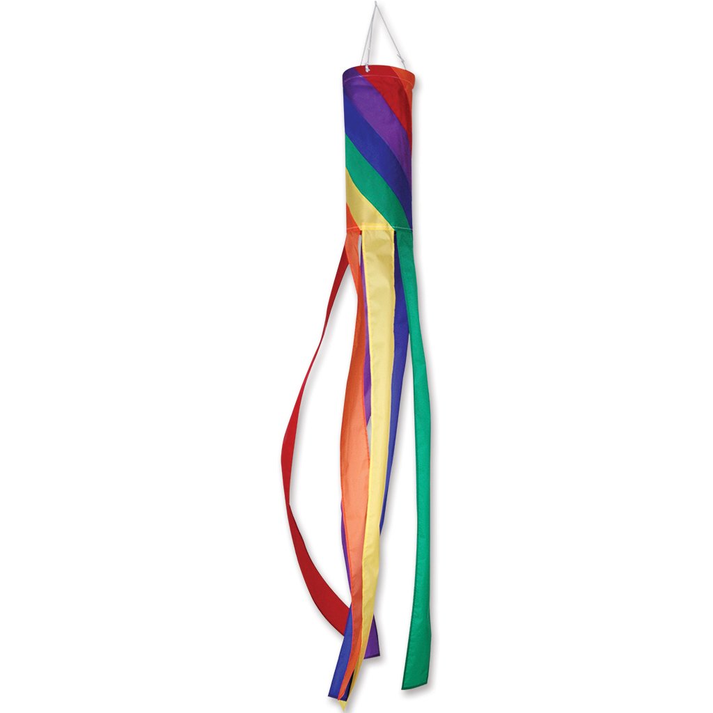 Spiral Rainbow Column Windsock, 40"