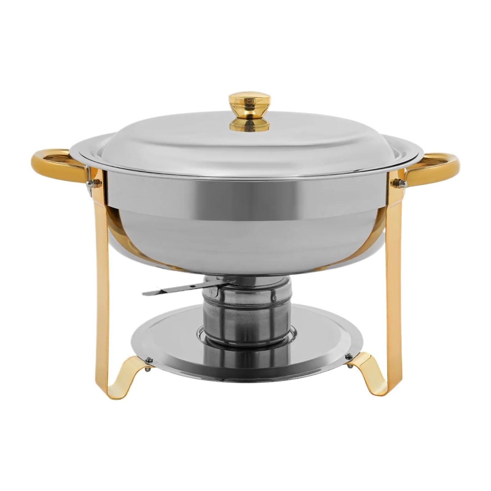 Chafador Buffet De Acero Inoxidable 4,5 L For Fiestas Catering ﻿ RetencióN del Calor De Larga DuracióN