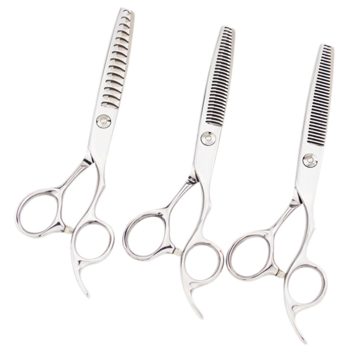 3 Piezas Tijeras Cabello de Acero Inoxidable, Corte Profesional