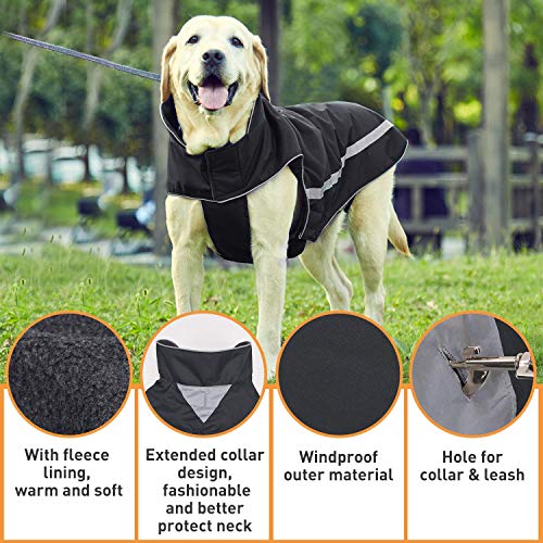 waterproof dog coats with harness hole