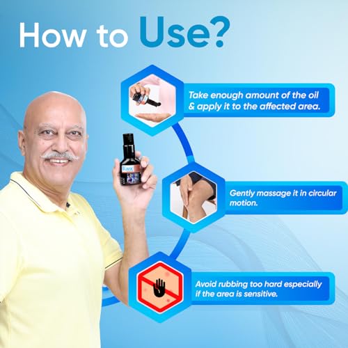 Image of OZONE KWIK Pain Relief Oil with Cinnamomum & Mahanarayan Oil | Ayurvedic Pain Relief Oil | For Joint, Back, Knee, Shoulder & Muscle pain | 50ml (Pack of 1)