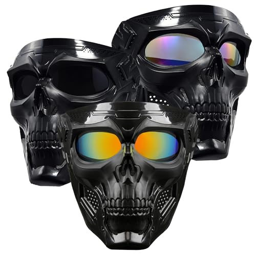 Image of Motorcycle Face Mask Full Face,Dirt Bike Goggles Motocross, ATV, Offroad, Riding Racing Goggles for Men Women