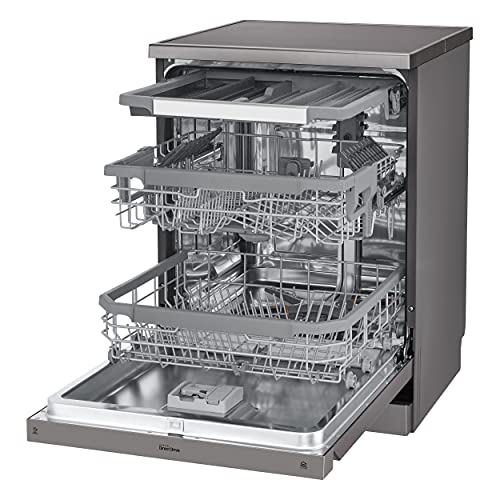 LG-DF325FP-Lavavajillas-60-cm-Inox-Antihuellas-con-tercera-bandeja-QuadWash-Inteligencia-Artificial