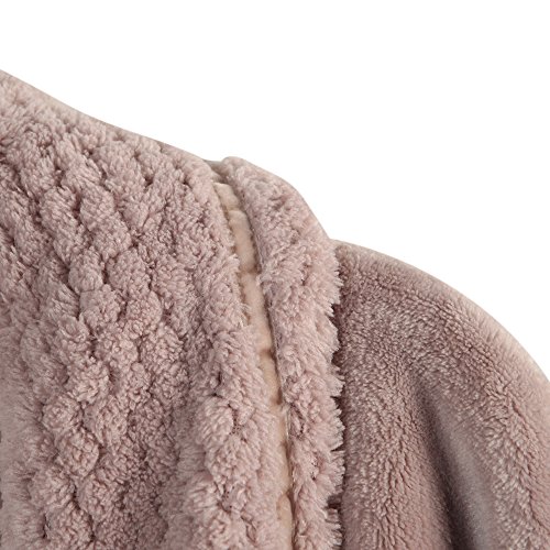Richie House Women's Plush Soft Warm Fleece Bathrobe, Nude, Rh1591-D-Xl #TOP3