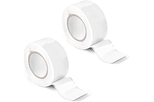 Premium 1 Inch Self-Fusing Silicone Tapes (2 Rolls, 10 ft Each) -...
