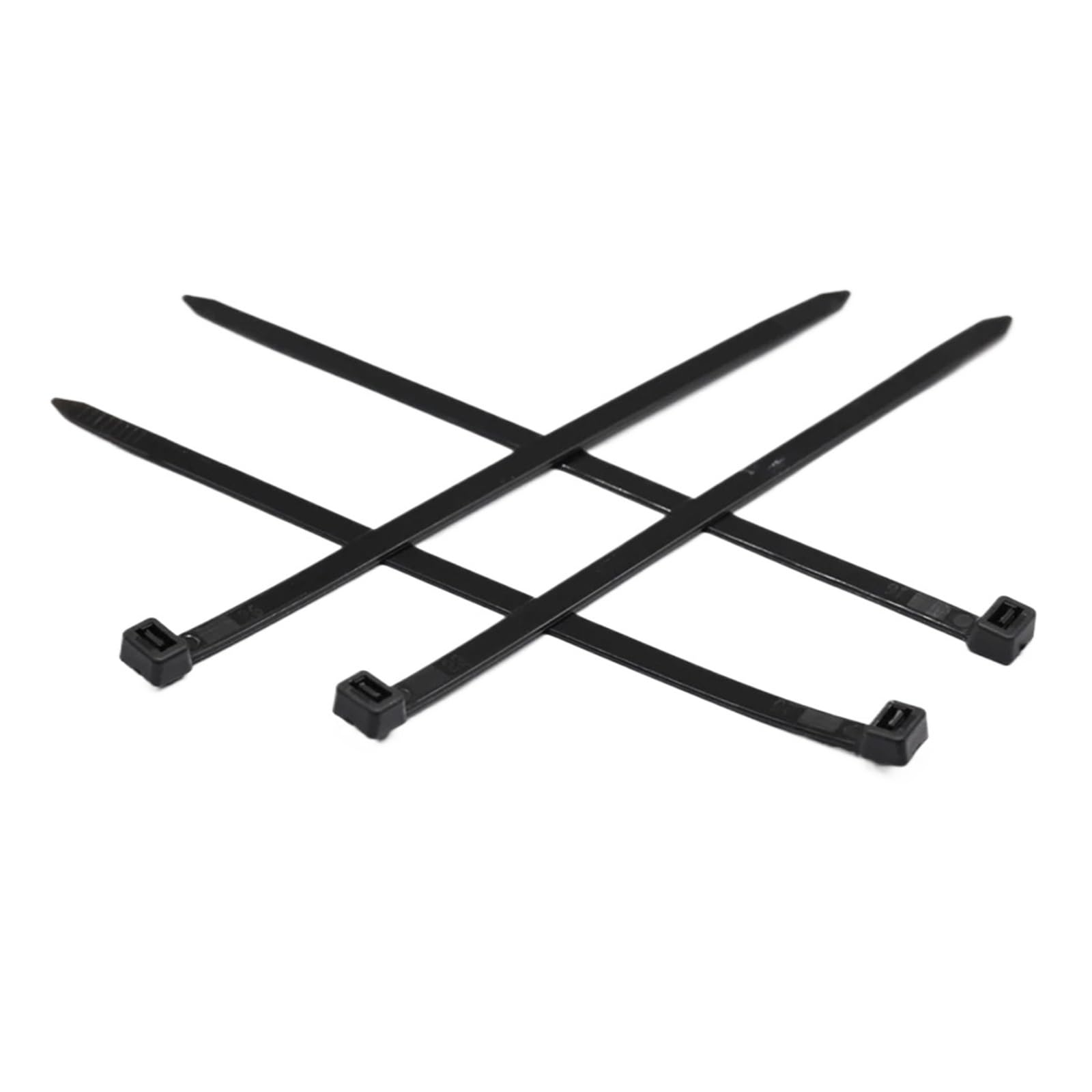 Data Cable Tie 200pcs Width Black Self-Locking Nylon Plastic Ring Strap Wrap Ziptie Fasten Zip Ties Cable Tie for Cord Organization