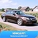 Nilight Window Visors for Honda Accord 2008 2009 2010 2011 2012 2013 2014 2015 2016 2017, Out-Channel Window Wind Deflectors Rain Guards -4PCS
