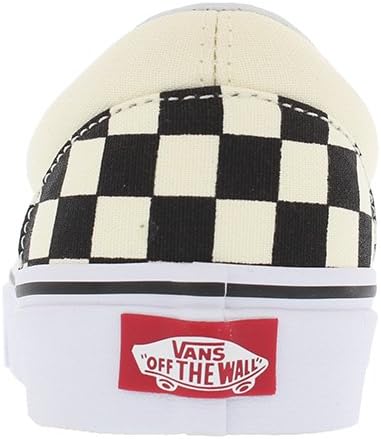 Vans Unisex The Shoe That Started It All. The Iconic Classic Slip-on Keeps It Simp Sneaker 7.5 Women/6 Men Black/Off-white (Checkered)