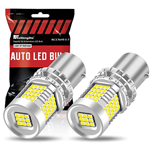 KaiDengZhe BAY15D 1157 LED Lampadine Lampadina LED CANBUS 21W P21/5W Aggiornata per auto Frenoretromarcia Coda Parcheggio Resistenza di Carico Incorporata Senza Errori Anti Hyper Flash -2PCS Bianco