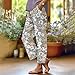 PETCDIM Lightweight Pants for Summer, Casual Boho Floral Print Cotton Linen Pants Fashion Wide Leg Stripe Lounge Pant XL A-Grey