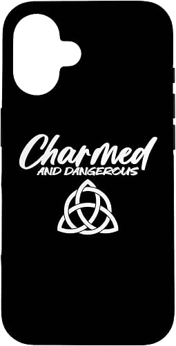 Charmed and Dangerous Celtic Knot for Wiccan Herbologist Case for