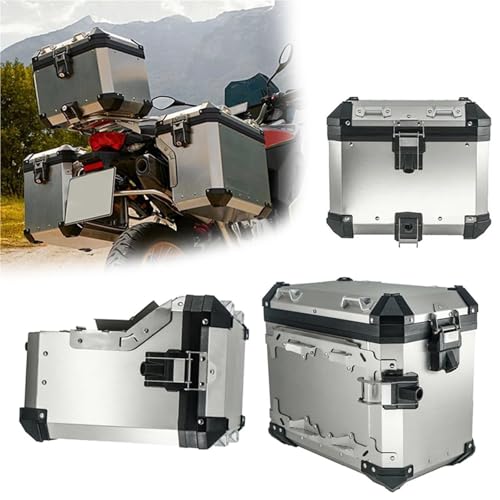 oCNp[{bNX R1200GS LC 2013-2021 2014 2015 2016 2017 I[goCANZT[ A~pjAgbv{bNX ThobO ו[ gN c[{bNX(One Set Silver)