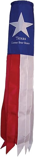 In the Breeze Viento con bandera de Texas, 40 pulgadas