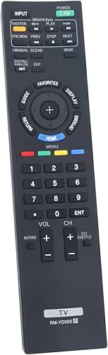Miniatura 2 de RM-YD050 RMYD050 Reemplazo remoto compatible con Sony Bravia LCD TV KDL-32EX407 KDL-40EX407 KDL-60EX500 KDL-55EX500 KDL-55EX501 KDL-46EX400