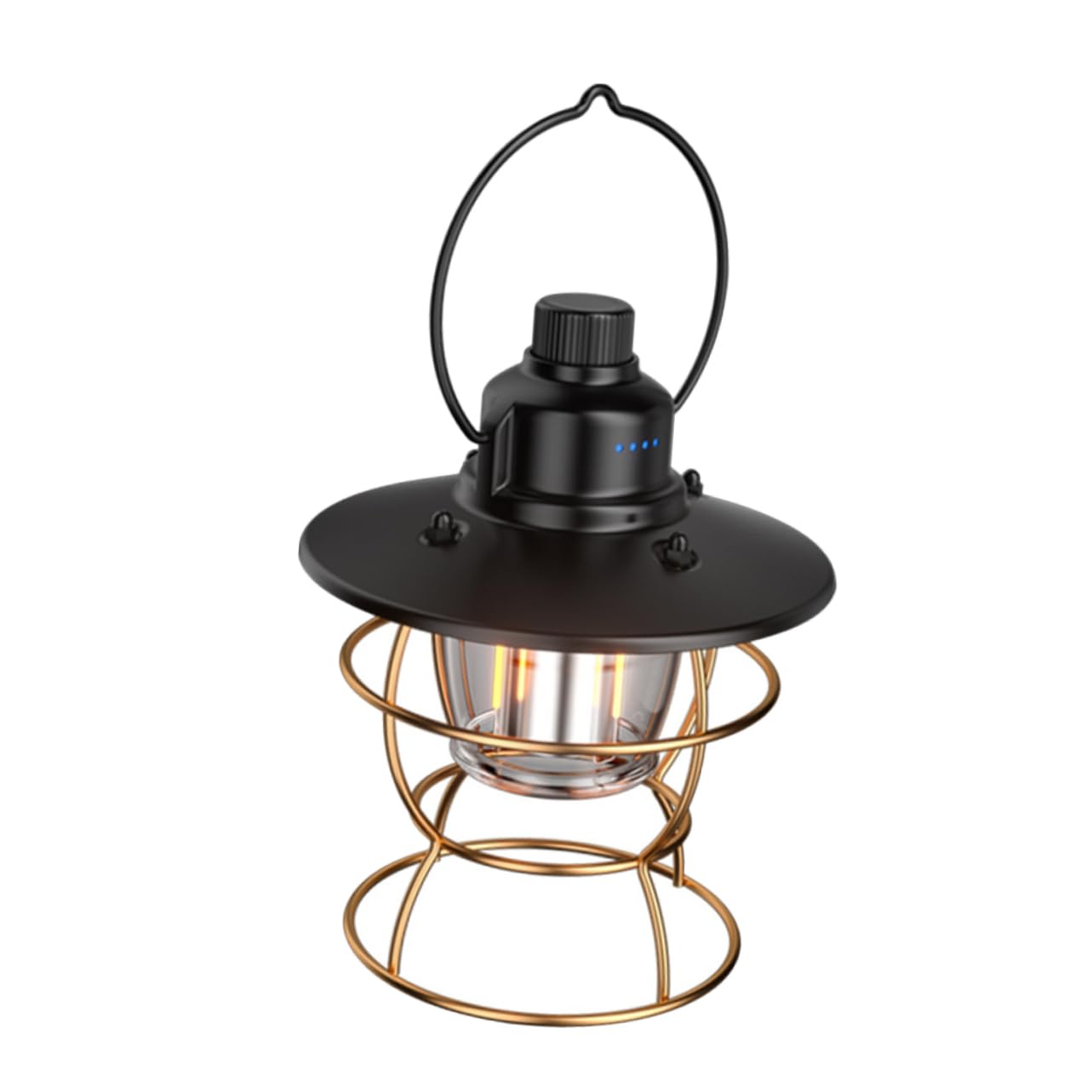 Ładowanie świateł kempingowych Wisząca lampa kempingowa LED z akumulatorem, 18,3 x 14 cm