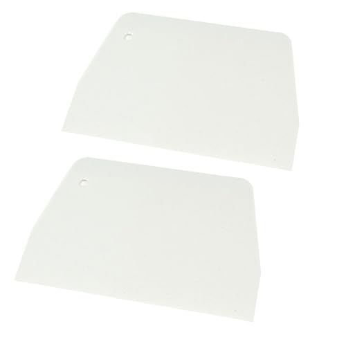 uxcell Plástico Pizza Masa Pastelería Cake Cutter Raspador Cocina Gadgets Pastelería Raspador Cortador Picador Hornear 2 Unids