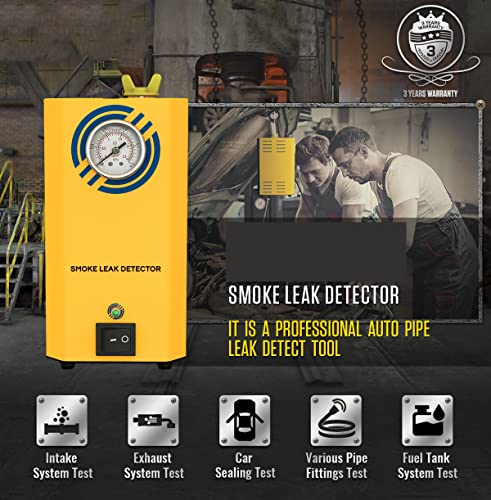 Smoke Leak Detector Automotive Fuel Leak Detectors Evap Smoke Machine Leak Tester Car Pipe Leakage Tester For All 12V Vehicles #TOP1