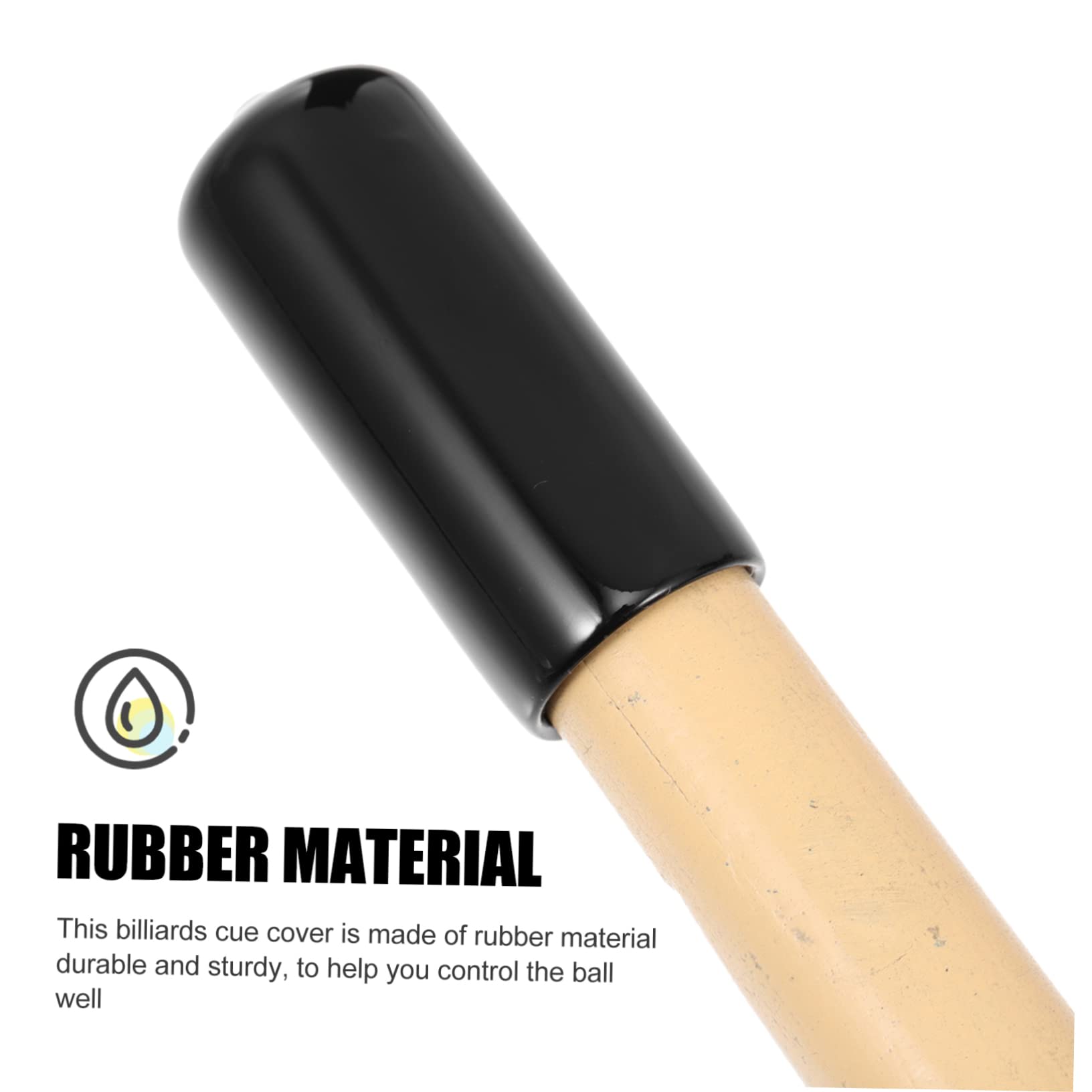 Hemoton Billiards Accessories 10mm 13mm Pool Tip Covers Tip Protectors Club Cover