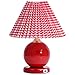 Lampa stołowa plisowana sypialnia lampa biurkowa chińska wesele lampka nocna lampa stołowa romantyczna czerwona lampka nocna ładowanie portu USB nadaje się do salonu i sypialni lampa na stolik nocny (kolor: czerwony)
