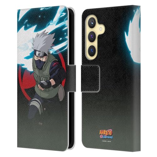 Naruto Kakashi Étui Portefeuille en Cuir Samsung Galaxy S24 5G Head Case