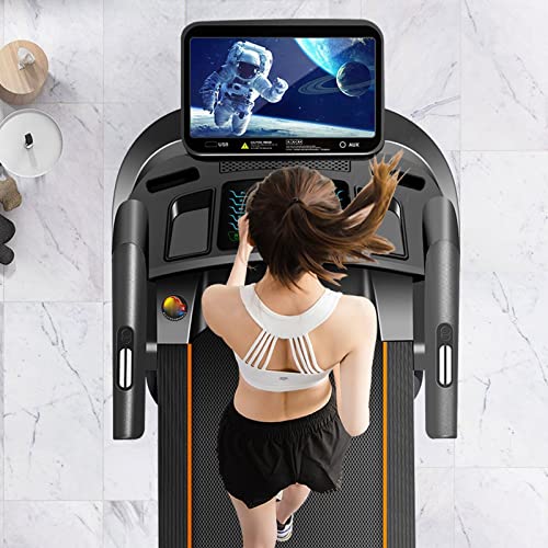 Image of Treadmills Home Large Multifunctional Treadmill 15.6-inch Touch Screen Shock Absorption and Silent Fitness Equipment